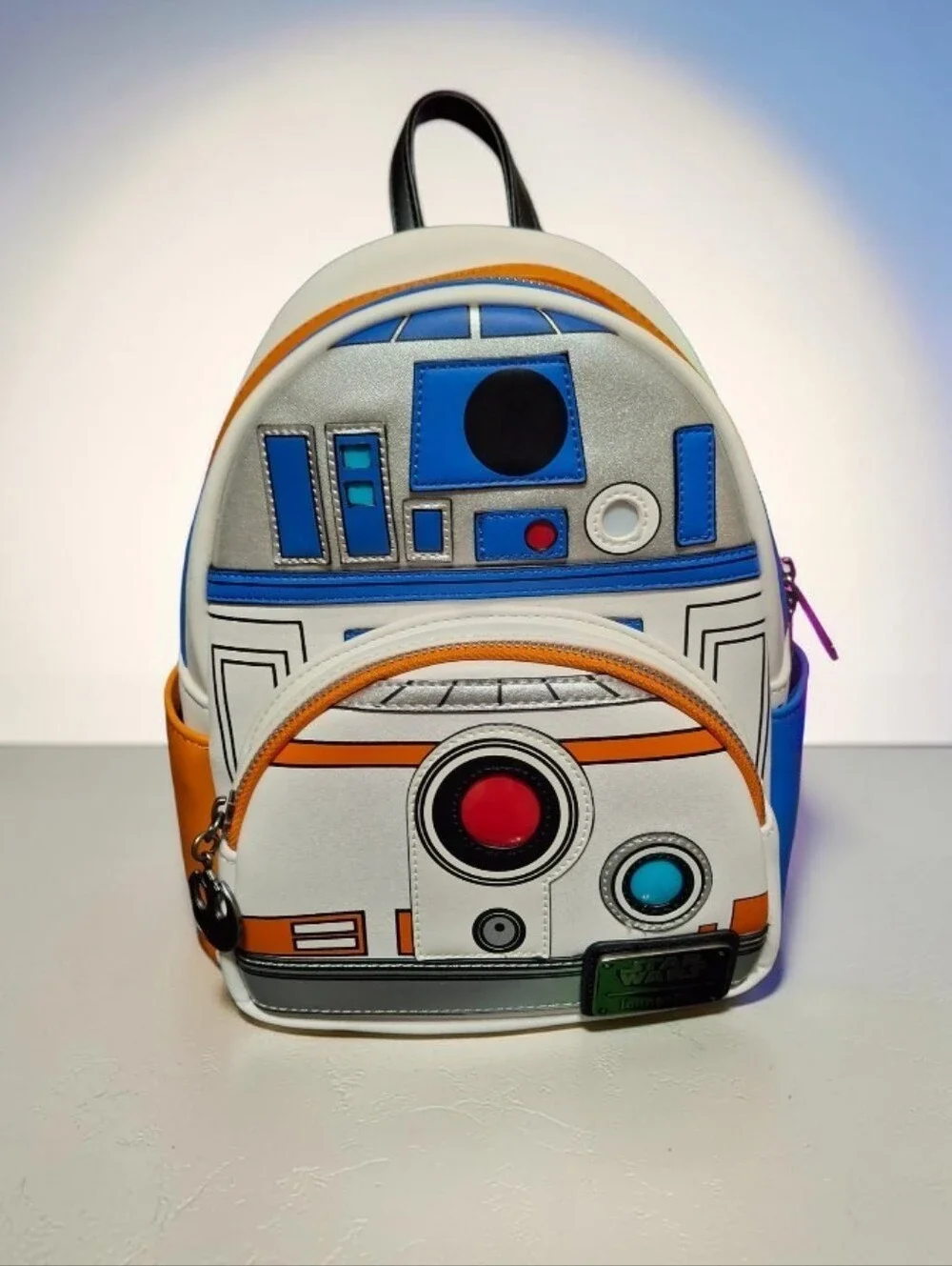 Loungefly Starwars R2-D2 BB-8 Light-up Cosplay mini backpack